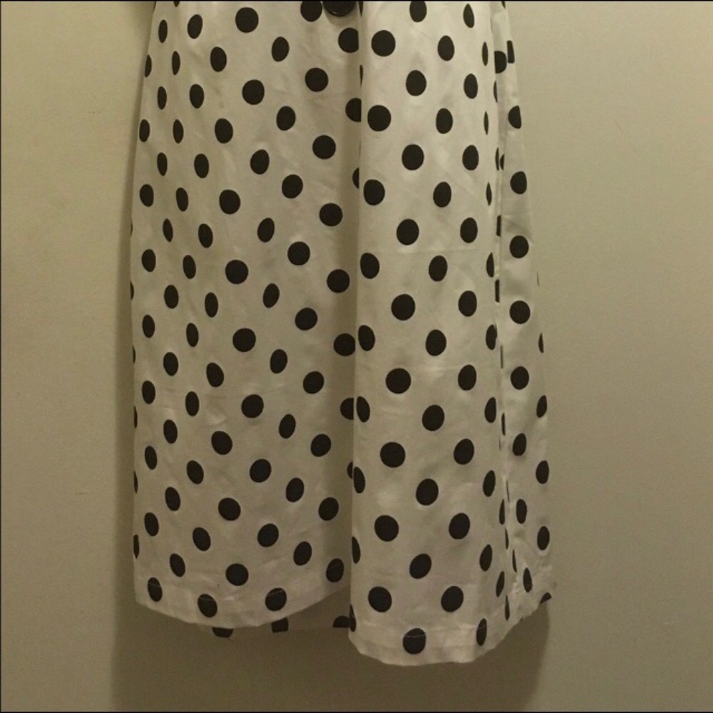 B/W Rock Steady Polka Dot Cherry Dollface Dress 4x - Picture 5 of 9